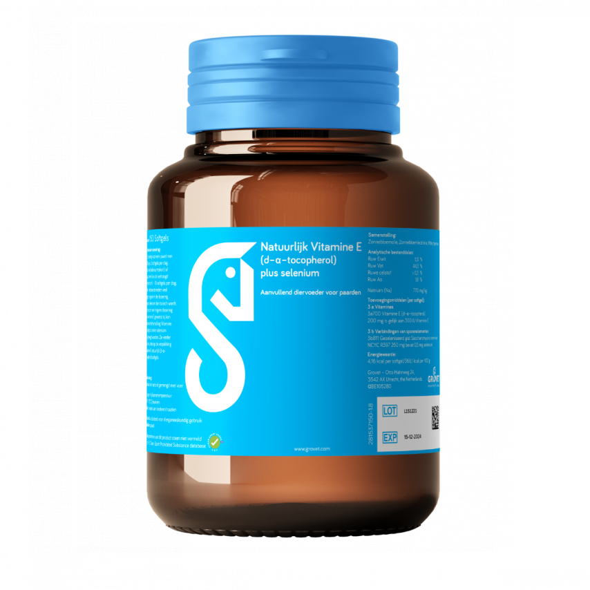 Vitamine E (d-a-tocoferol) plus Selenium 150 softgels