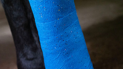 Excellent Animal Glitter Bandage Profi 10 cm - Blauw