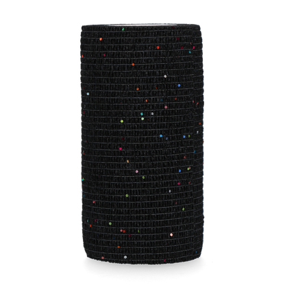 Excellent Animal Glitter Bandage Profi 10 cm - Zwart