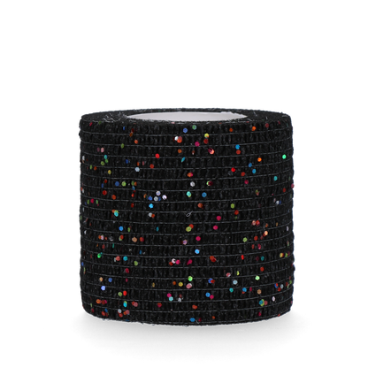 Excellent Animal Glitter Bandage Profi 5 cm - Zwart