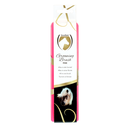 Excellent Horse Grooming Brush M Roze