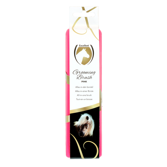 Excellent Horse Grooming Brush M Roze