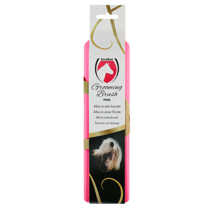 Excellent Horse Grooming Brush L Roze