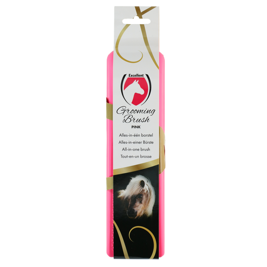 Excellent Horse Grooming Brush L Roze