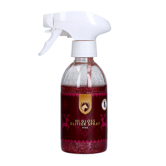 Excellent Horse Christmas Hi Gloss Glitter Spray Roze 250 ml