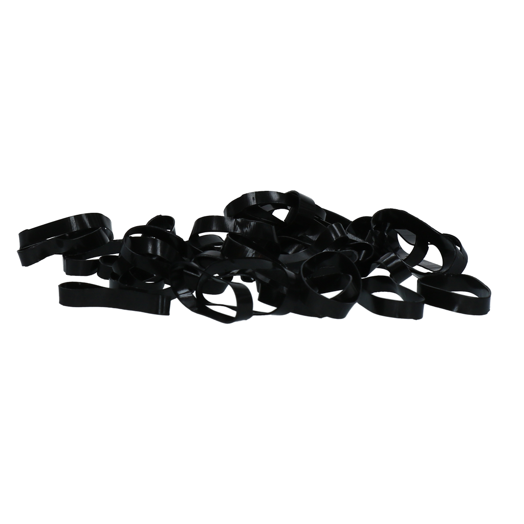 Excellent Horse Rubber Bands Silicone Black