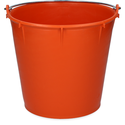 Emmer 7 l met beugel Oranje