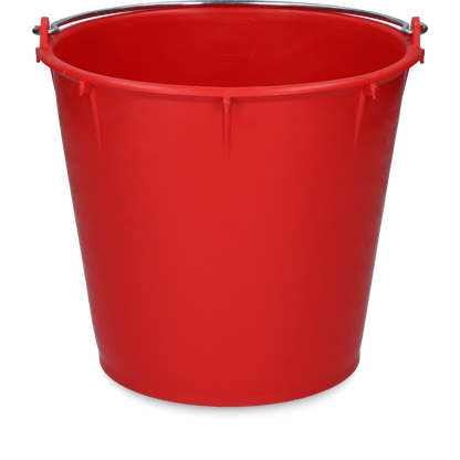 Emmer 7 l met beugel Rood