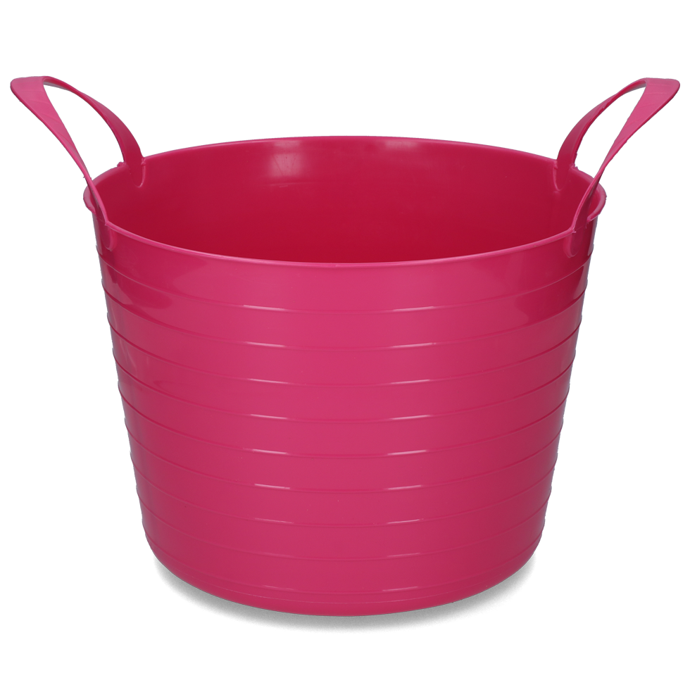 Emmer V-Trug Flexi 40 l Roze