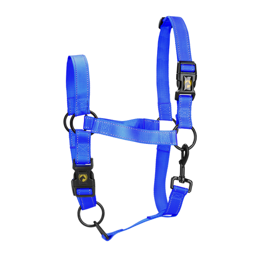 Excellent Premium Halster Blauw XS