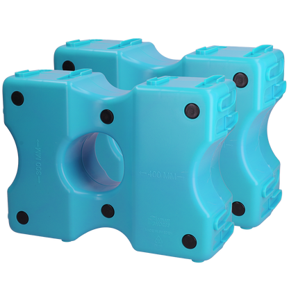 Vplast Cavaletti Hindernisblokken 2 st Blauw