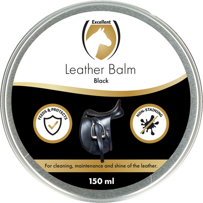 Excellent Leder & Zadel Balm Zwart