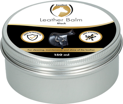 Excellent Leder & Zadel Balm Zwart