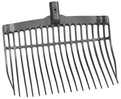 Mestvork zonder steel Grijs