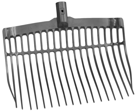 Mestvork zonder steel Grijs