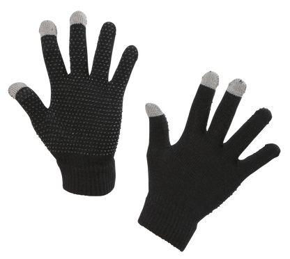 Rijhandschoen Magic Touch zwart 1size4all