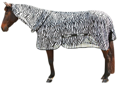 Vliegendeken Zebra incl. nekdeel 215 cm
