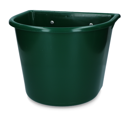 Voerbak 15 l met ophang Groen