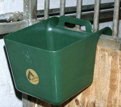 OK Plast Voerbak met ophang en handgreep 11 l Groen