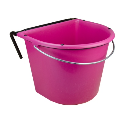 Voerbak 15 l met ophang en hengsel Roze